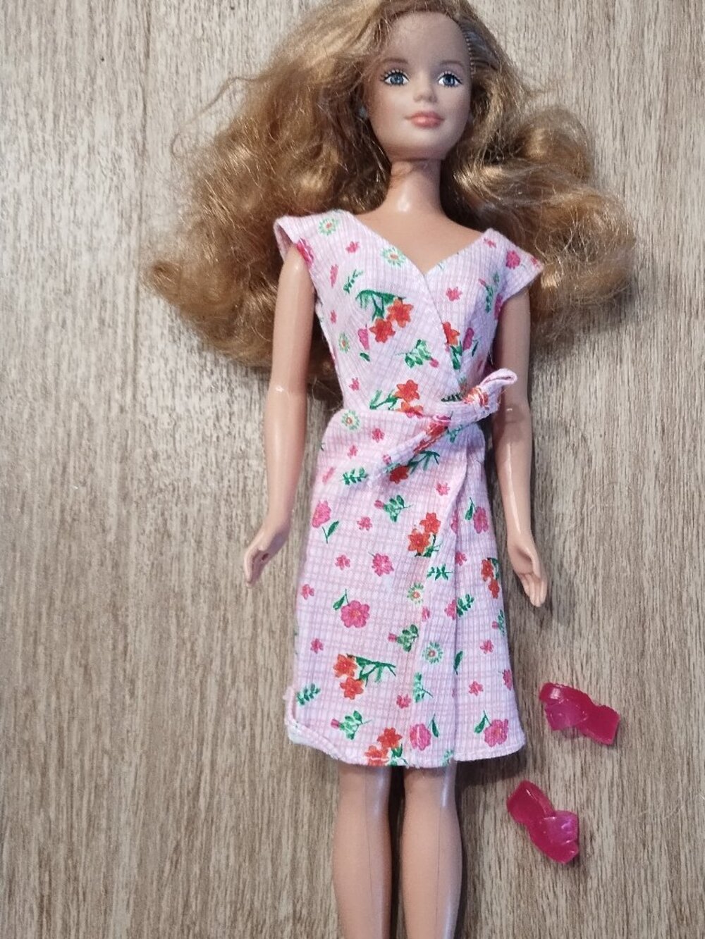 Barbie in Pink Rose dress